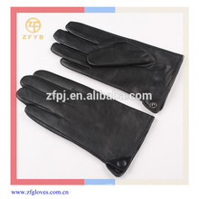 Sheepskin thinsulate winter leather gloves for men